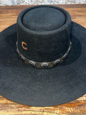 Charlie 1Horse 4XFelt Lrg Made In The USA Hat with Concho Band NWT